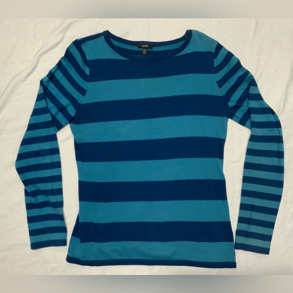 Jacob Striped Crew Neck Sweater